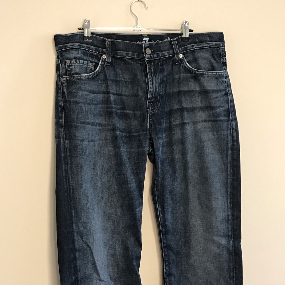 7 for all Mankind "Slimmy Jean" Dark Wash Size 34 - Picture 8 of 12
